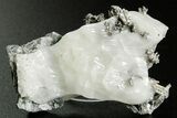 Native Silver in Calcite - Morocco #362735-1